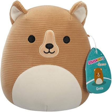 Squishmallows Squisharoys 7.5 Inch Plush - Greta The Bear