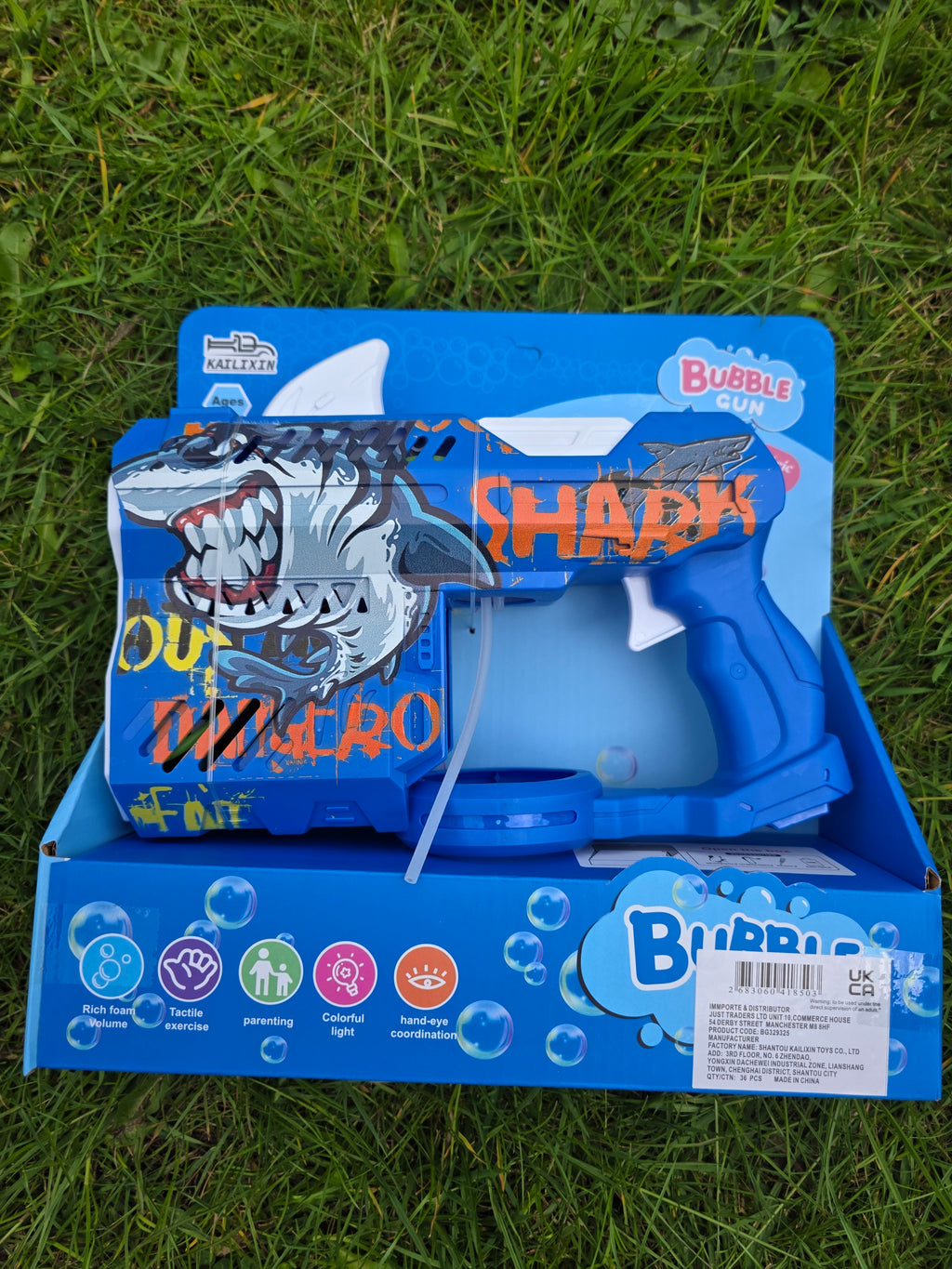 Shark double headed bubble gun 🔫 🫧