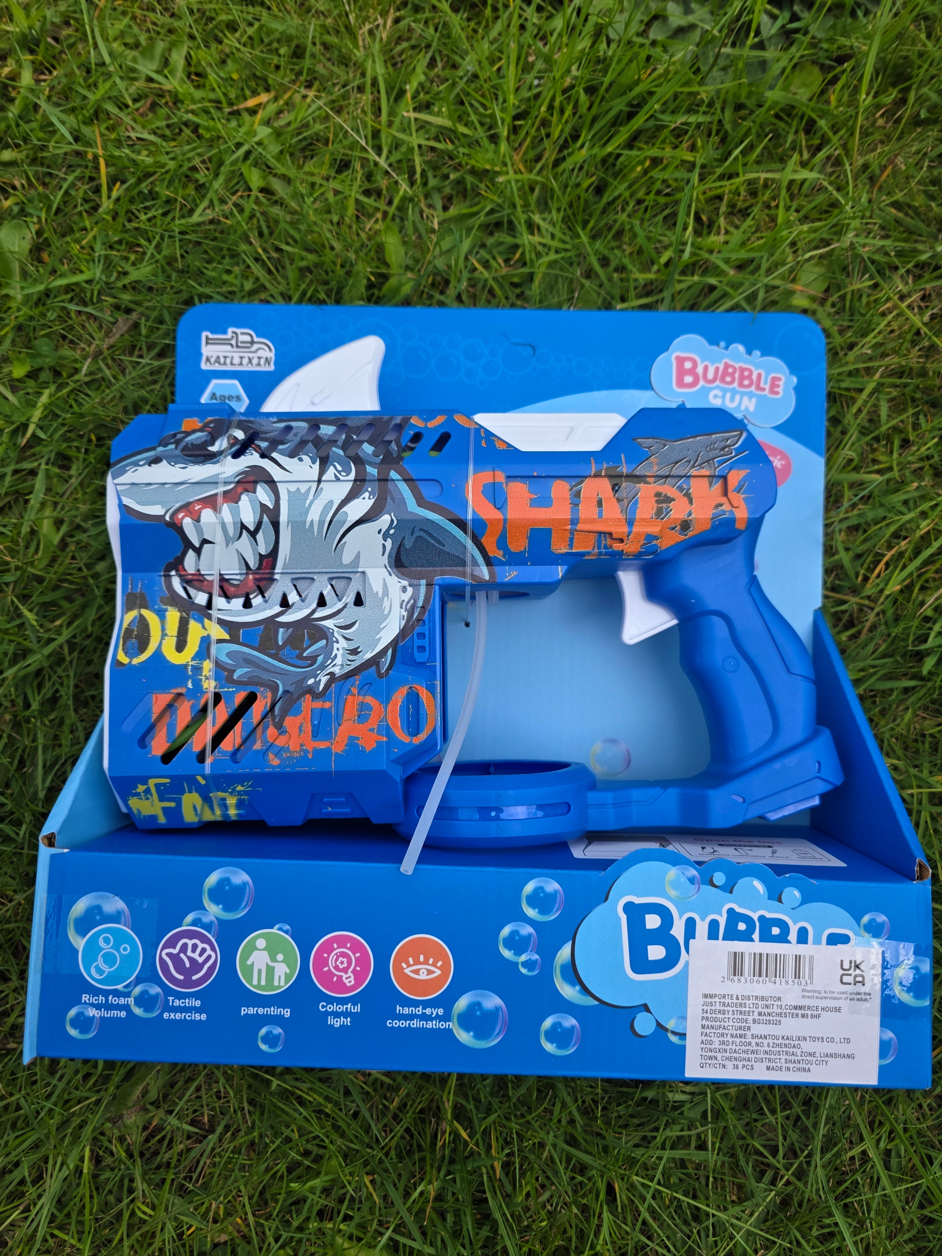 Shark double headed bubble gun 🔫 🫧