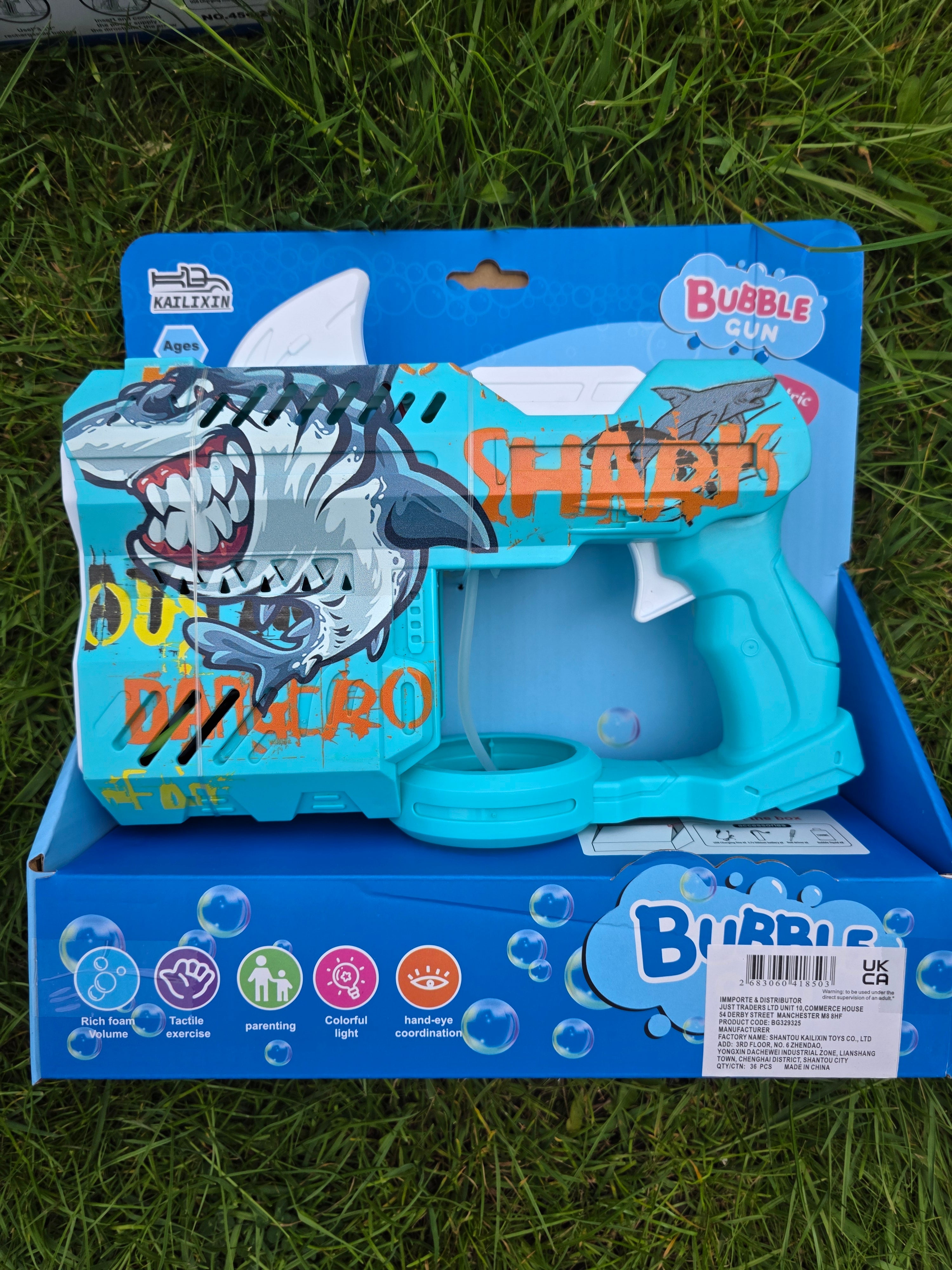 Shark double headed bubble gun 🔫 🫧