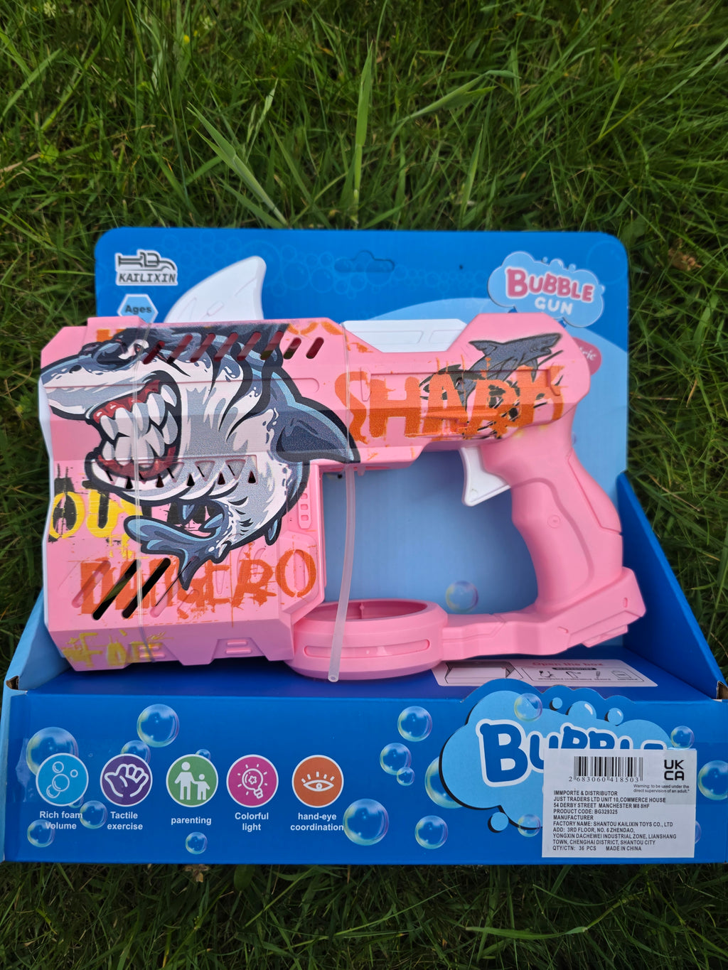 Shark double headed bubble gun 🔫 🫧