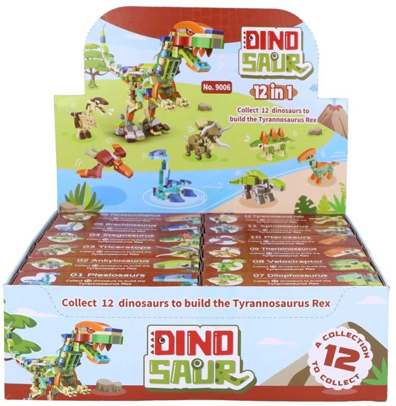 BLOCKS DINOSAUR KIT ASSORTED
