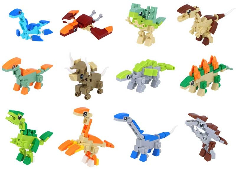 BLOCKS DINOSAUR KIT ASSORTED