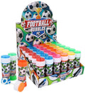 BUBBLE TUBS FOOTBALL 50ML W/PUZZLE MAZE TOP ASSORTED