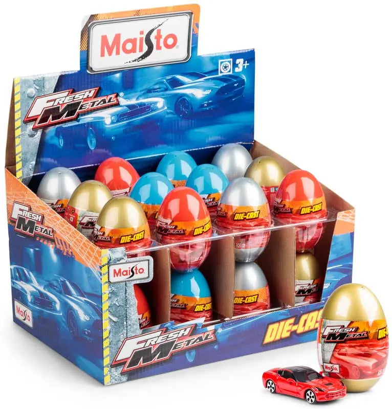 FRESH METAL FRESH METAL EGGS DISPENSER ASSORTED