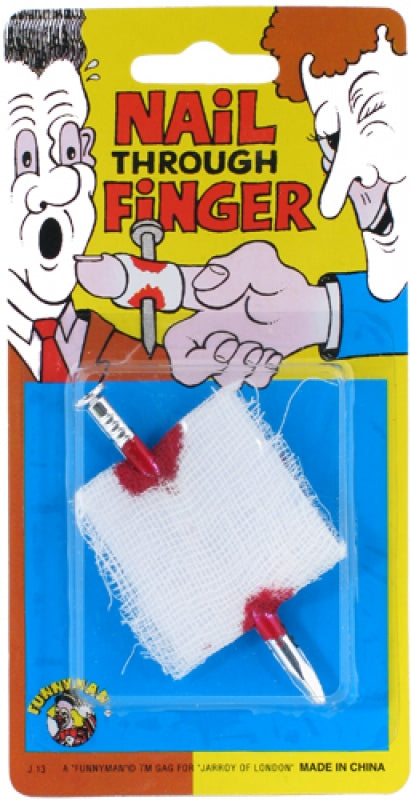NAIL THROUGH FINGER