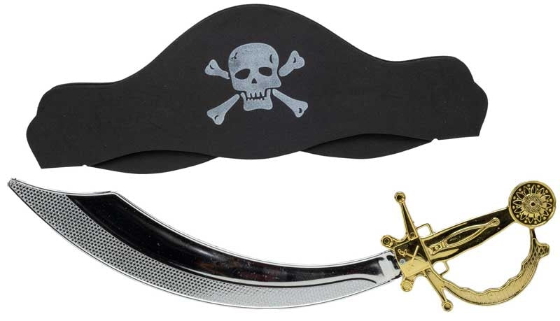 PIRATES HAT AND SWORD