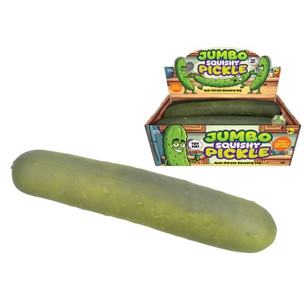 JUMBO GIANT SQUISHY PICKLE - 37CM