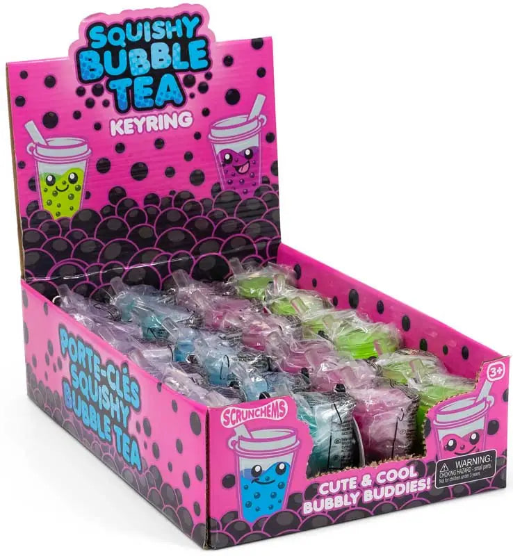 SCRUNCHEMS BUBBLE TEA KEYCHAIN ASSORTED