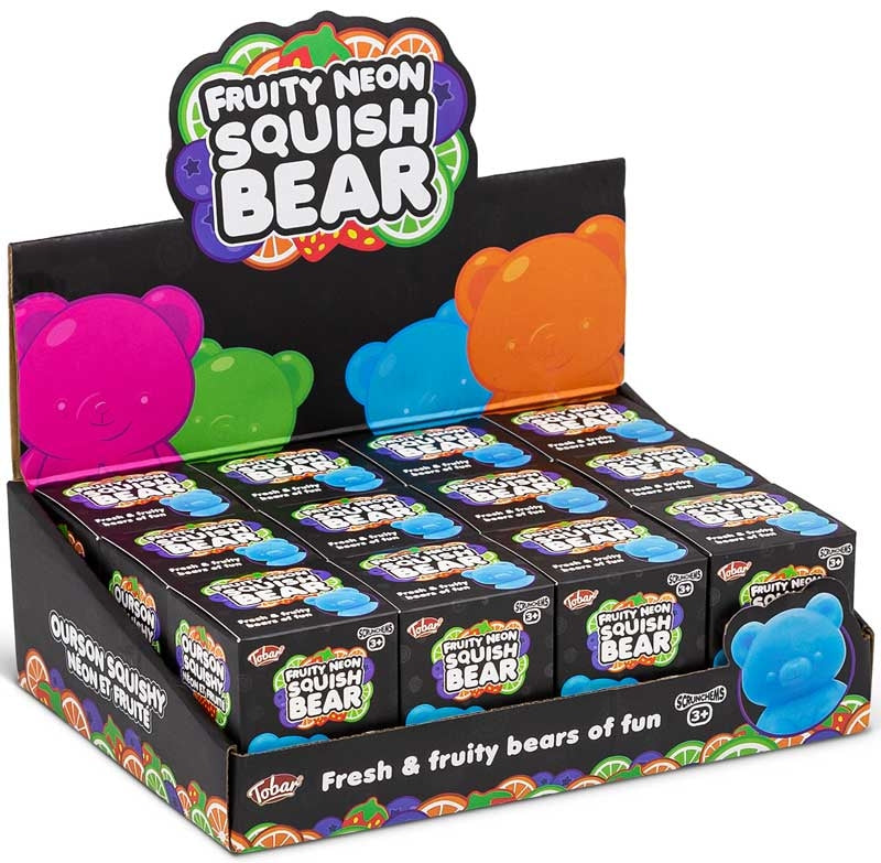SCRUNCHEMS FRUITY NEON SQUISH BEARS