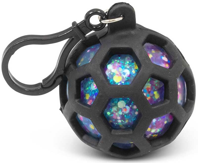 SCRUNCHEMS FUSION SQUISH BALL KEYCHAIN ASSORTED