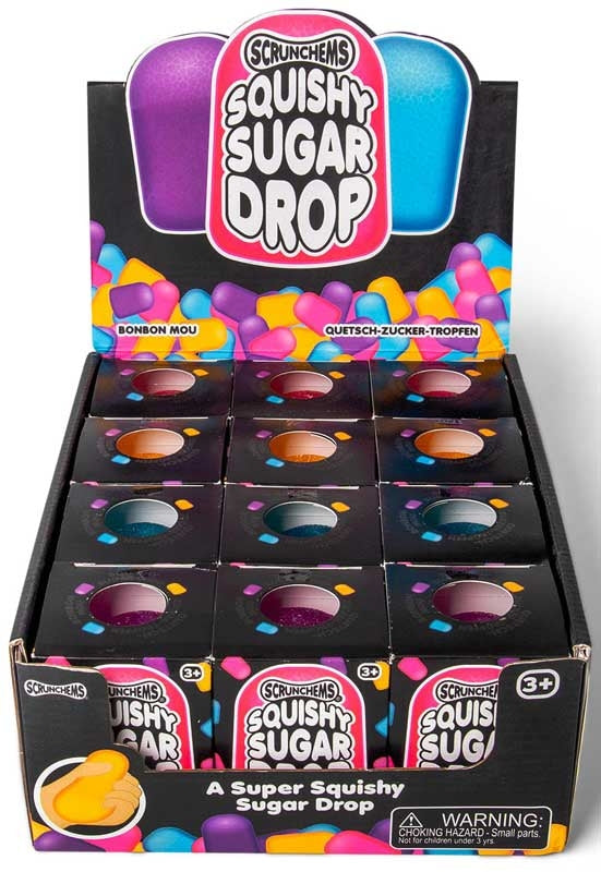 SCRUNCHEMS SQUISHY SUGAR DROP ASSORTED
