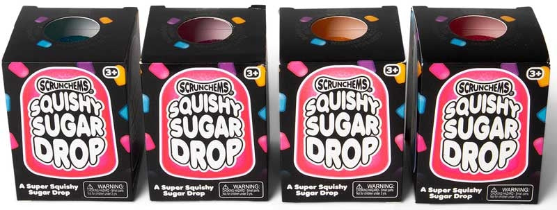 SCRUNCHEMS SQUISHY SUGAR DROP ASSORTED