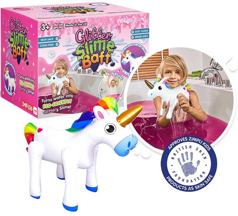 SLIME BAFF 1 USE - WITH INFLATABLE UNICORN MIXED