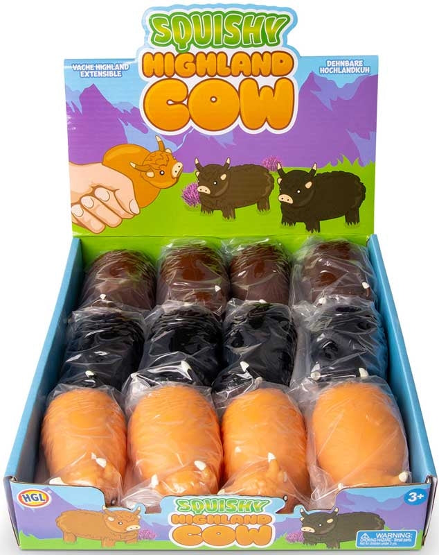 SQUISHY HIGHLAND COW ASSORTED
