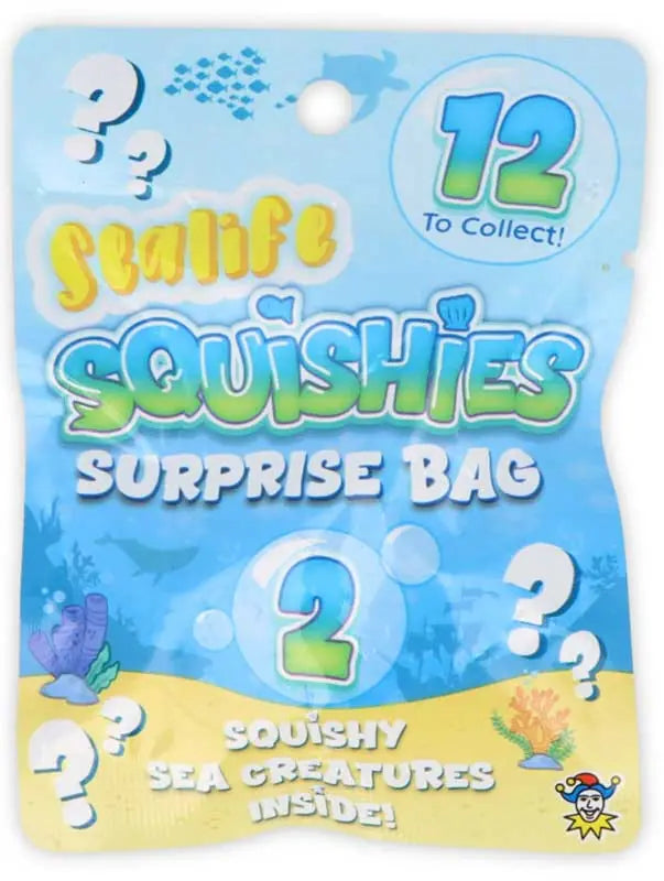 SQUISHY SEALIFE SURPRISE 2 PCE ASSORTED